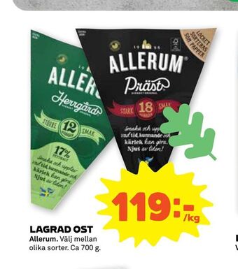 Stora Coop Lagrad ost erbjuda