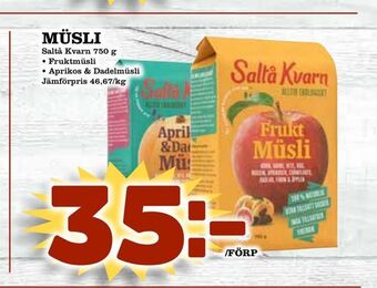 Prisma Mat Müsli erbjuda
