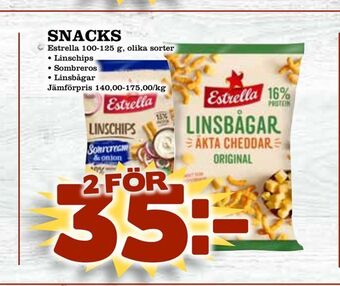 Supergrossen Snacks erbjuda