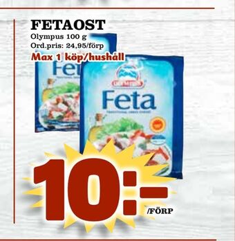 Supergrossen Fetaost erbjuda