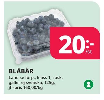 Tempo Blåbär erbjuda