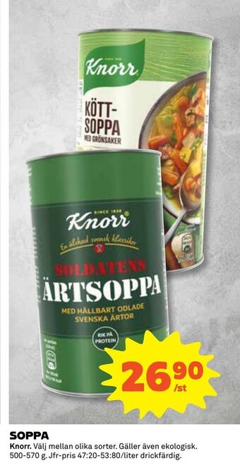 Coop Soppa erbjuda