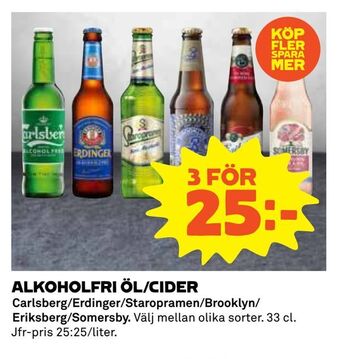 Coop Alkoholfri öl/cider erbjuda