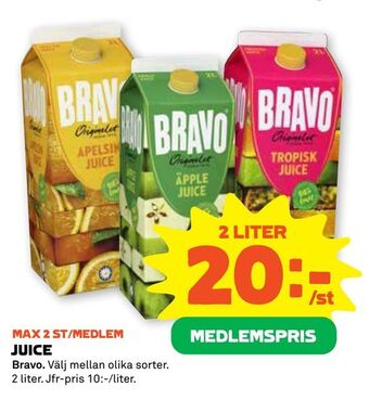 Stora Coop Juice erbjuda