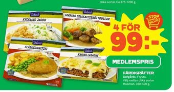 Stora Coop Färdigrätter erbjuda