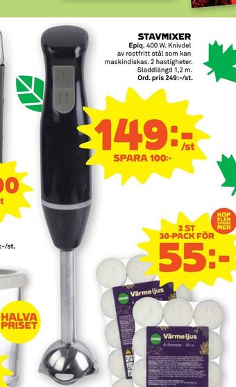 Stora Coop Stavmixer erbjuda