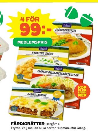 Coop Färdigrätter erbjuda
