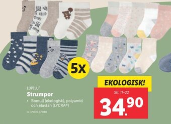 Lidl Lupilu Strumpor erbjuda