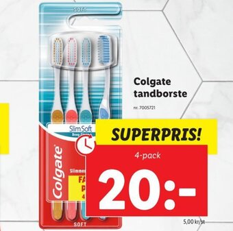 Lidl Colgate Tandborste erbjuda