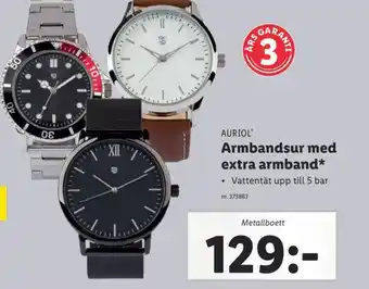 Auriol Armbandsur med extra armband