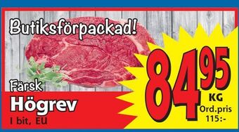 Supergrossen Högrev erbjuda