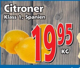 Supergrossen Citroner erbjuda