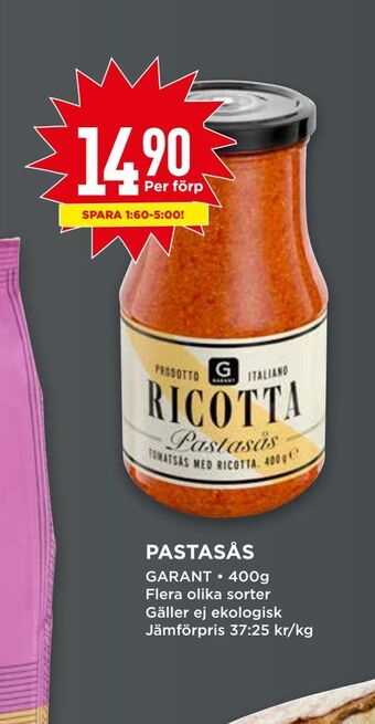 Willys Pastasås erbjuda