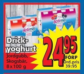 Supergrossen Drickyoghurt erbjuda