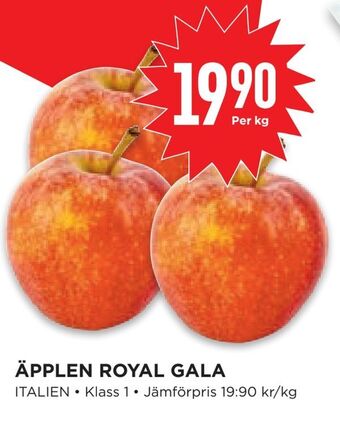 Willys Hemma Äpplen royal gala erbjuda