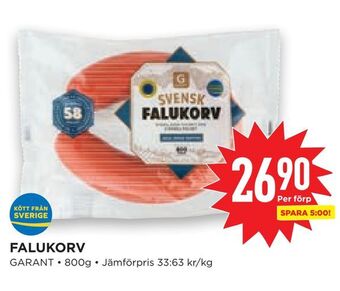 Willys Hemma Falukorv erbjuda