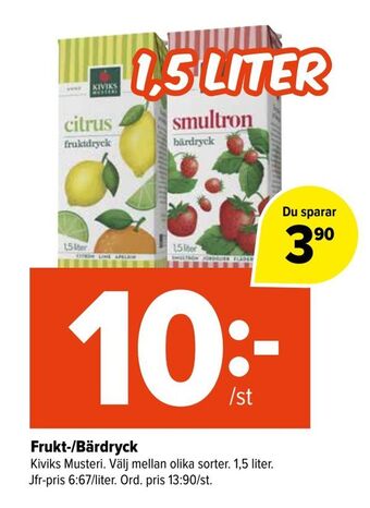 Coop Extra Frukt-/bärdryck erbjuda
