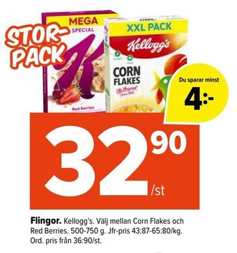 Coop Extra Flingor erbjuda