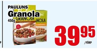 Matdax Granola erbjuda