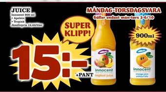 Nya Pulsen Juice erbjuda