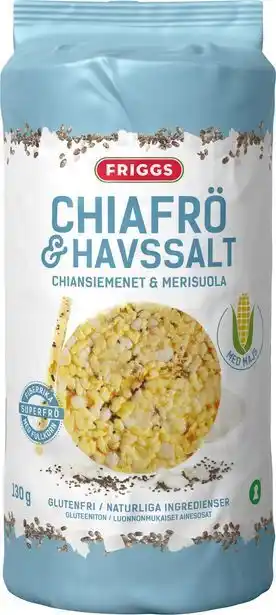 Majskakor chiafrö & havssalt