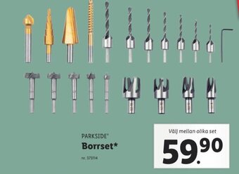 Lidl Parkside Borrset erbjuda