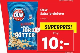Lidl OLW Salta jordnötter erbjuda
