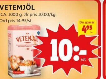 ICA Kvantum Vetemjöl erbjuda