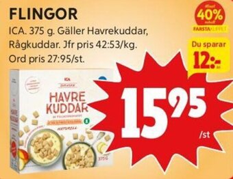 ICA Kvantum Flingor erbjuda