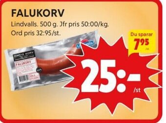 ICA Kvantum Falukorv erbjuda