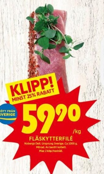 Fläskytterfilé