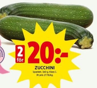 ICA Kvantum Zucchini erbjuda