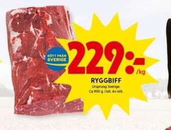 ICA Kvantum Ryggbiff erbjuda