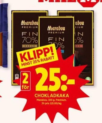ICA Kvantum Chokladkaka erbjuda