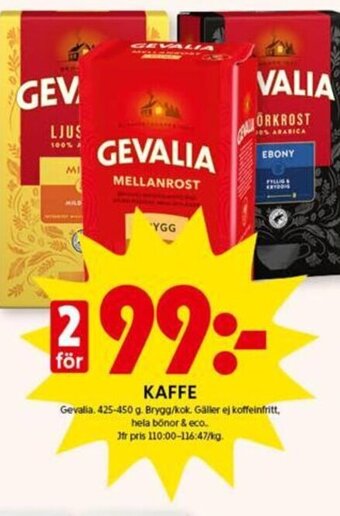 ICA Kvantum Kaffe erbjuda