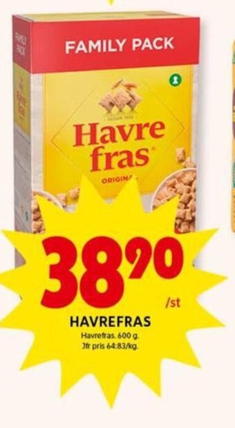 ICA Kvantum Havrefras erbjuda