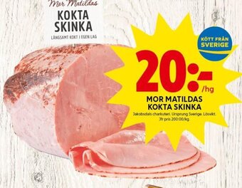 ICA Kvantum Mor Matildas Kokta Skinka erbjuda