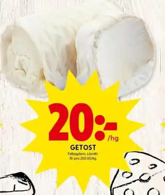 ICA Kvantum Getost erbjuda