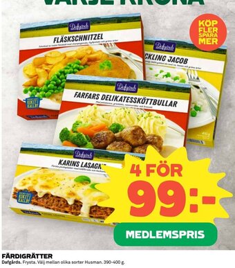 Coop Färdigrätter erbjuda