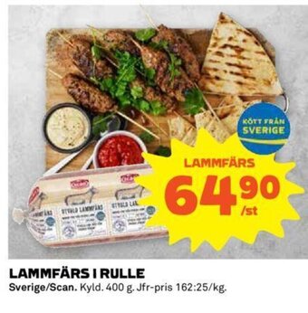 Coop Lammfärs i Rulle erbjuda