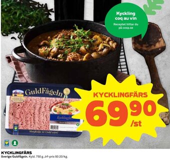 Coop Kycklingfärs erbjuda