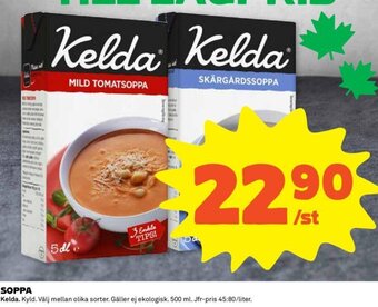 Coop Soppa Kelda erbjuda