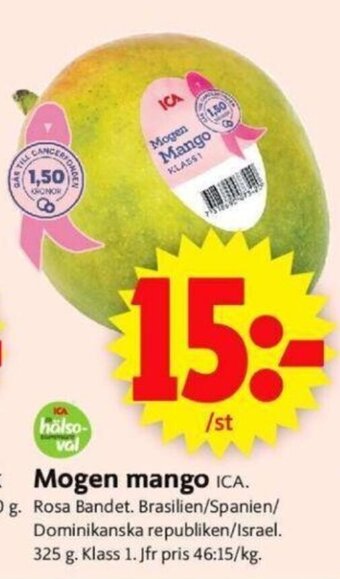 ICA Supermarket Mogen Mango erbjuda
