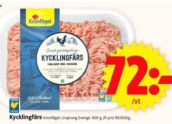 ICA Supermarket Kycklingfärs erbjuda