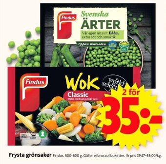 ICA Supermarket Frysta Grönsaker erbjuda