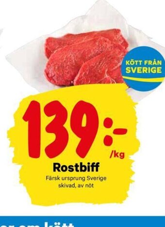 City Gross Rostbiff erbjuda