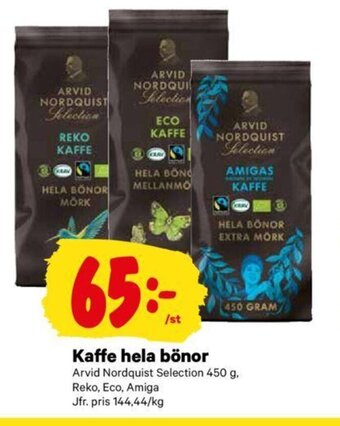 City Gross Kaffe Hela Bönor erbjuda