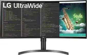 Inet Lg 35" ultrawide 35wn75c 21:9 qhd+ 100 hz usb-c svart erbjuda