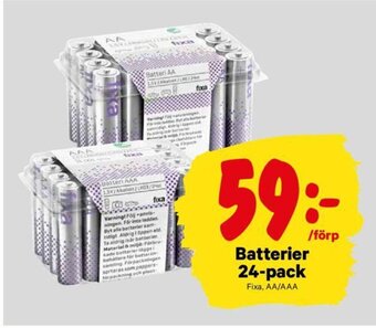 City Gross Batterier 24-pack erbjuda