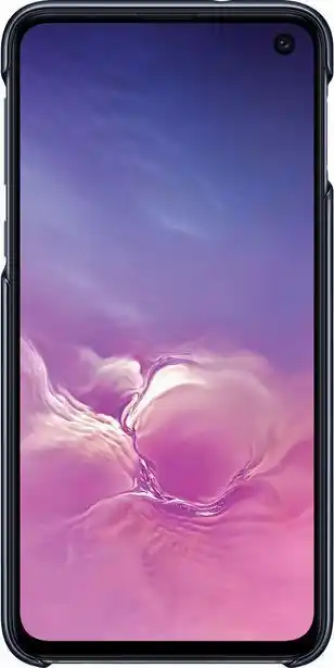 Samsung galaxy s10e / samsung / led cover - svart